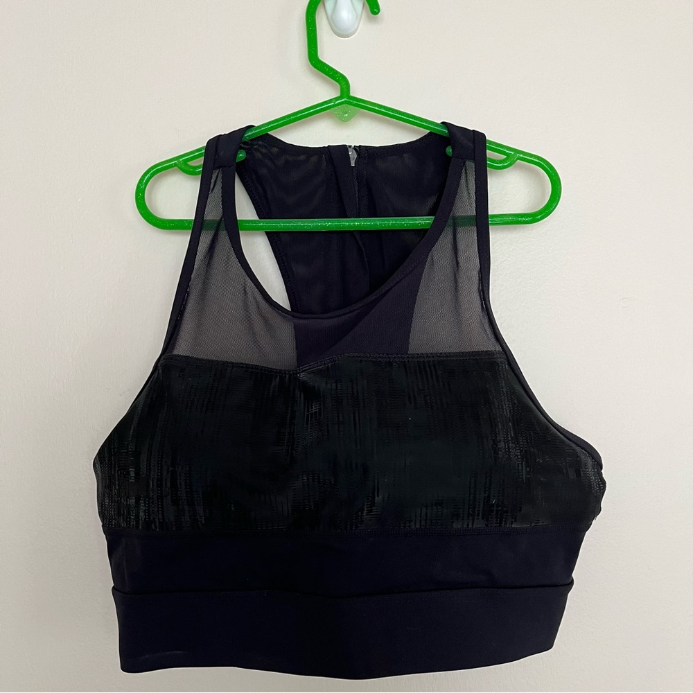 Zyia Black All Star Sports Bra NWOT size large